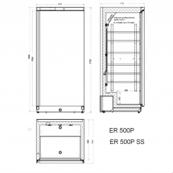 Armadio frigorifero  AFP/ER500P