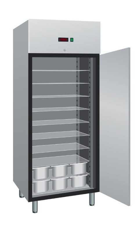 AFP / 800BT professional vertical freezer in stainless steel