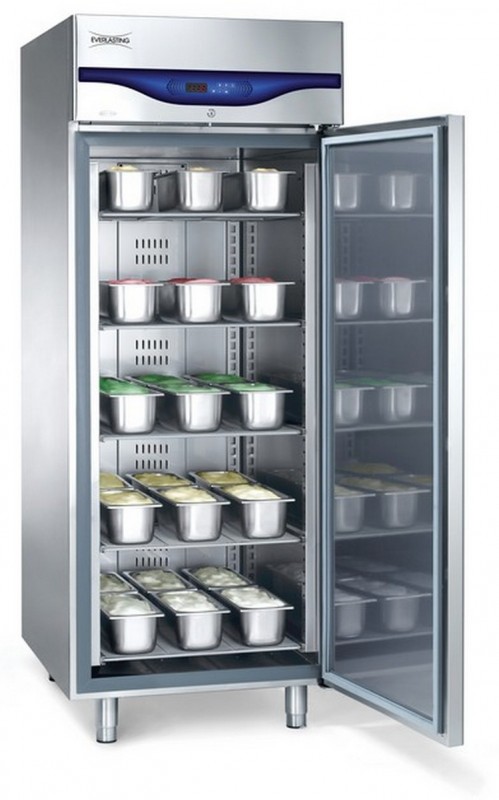 ICE70BTST ice cream freezers in AISI 304 stainless steel