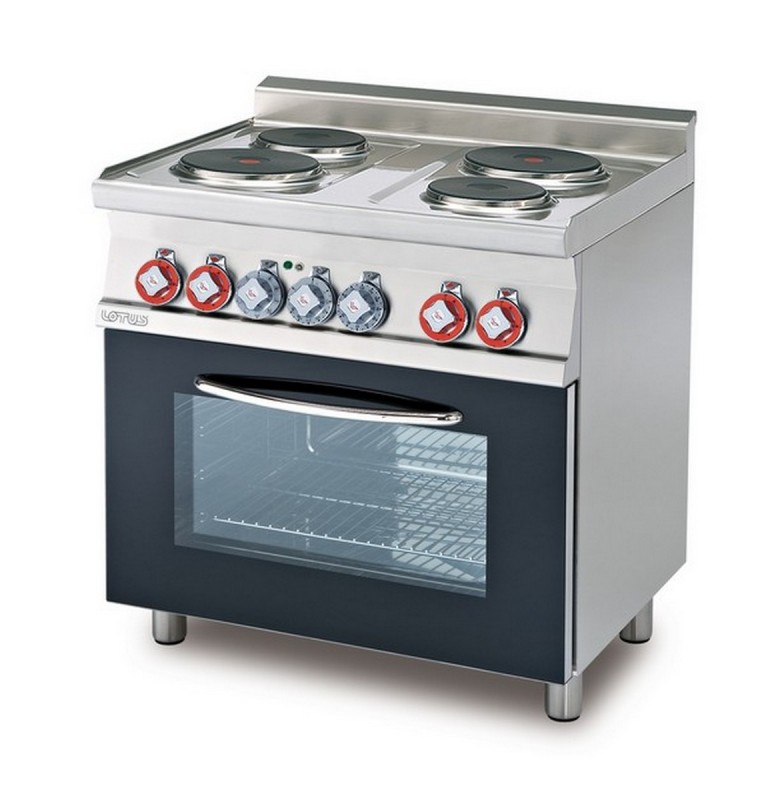 Professional gas cooker with 6 burners AFP / PC-6F