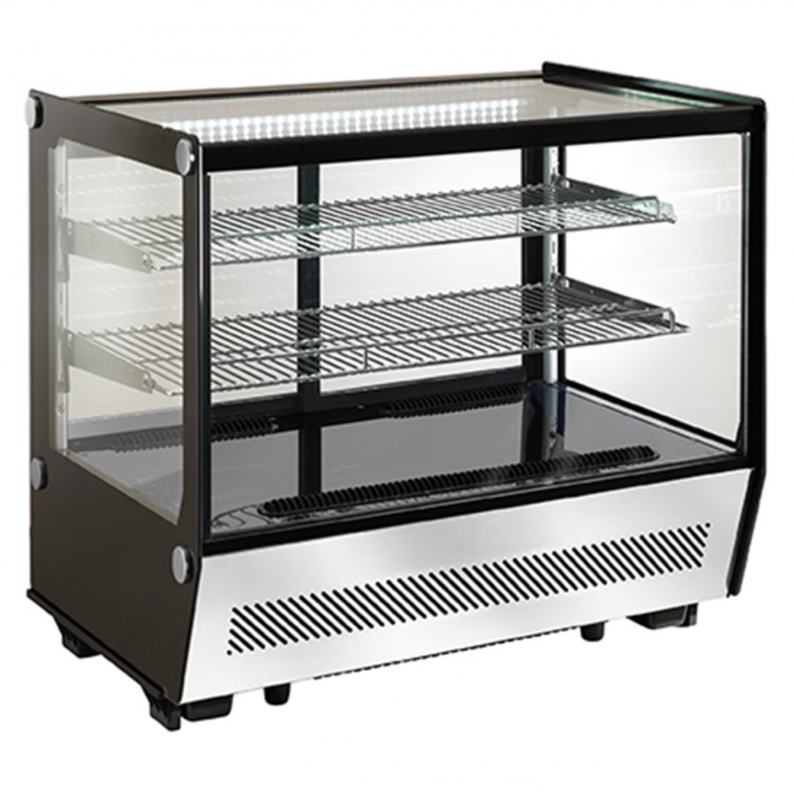 Stainless steel refrigerated snack counter display case AFP/AK120EFQ