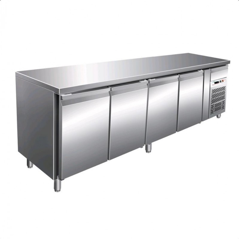 AFP / gn4100bt fridge table in stainless steel