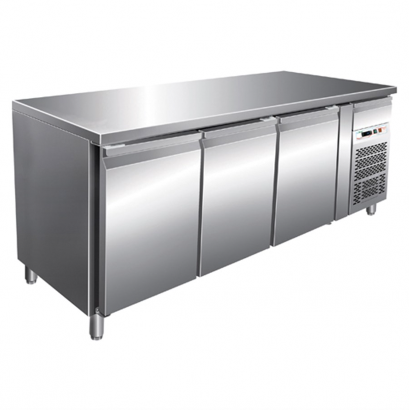 AFP / GN3100BT pizzeria fridge counter in stainless steel