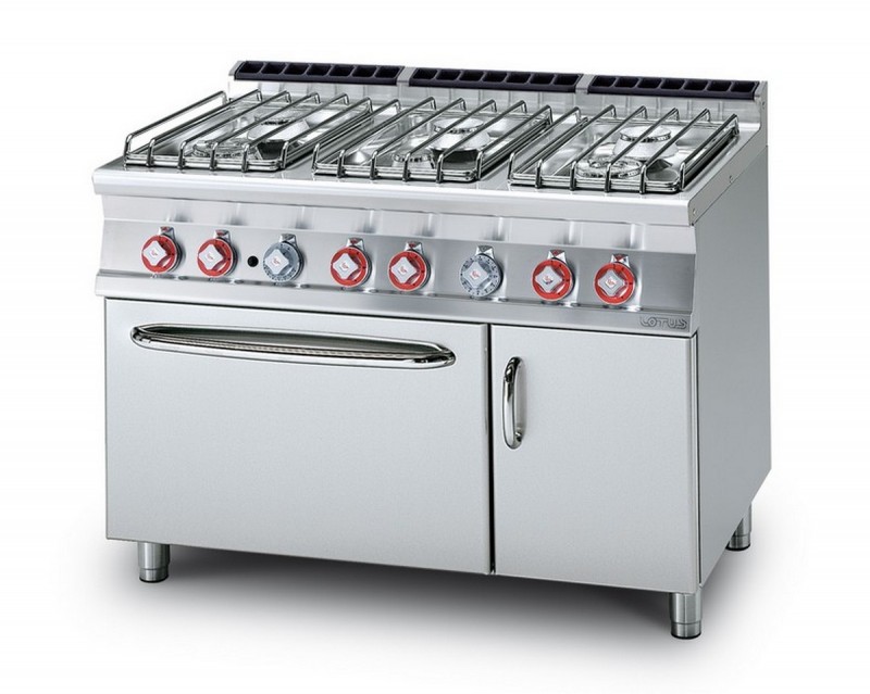 Commercial gas cooking range AFP / CF6-712GPEV