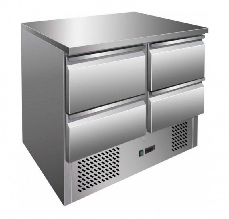 AFP / S9014D tn fridge table in stainless steel
