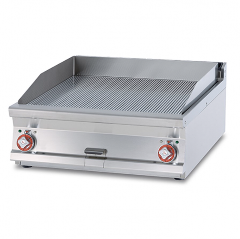 Electric fry top AFP / FTRT-98ET grooved plate