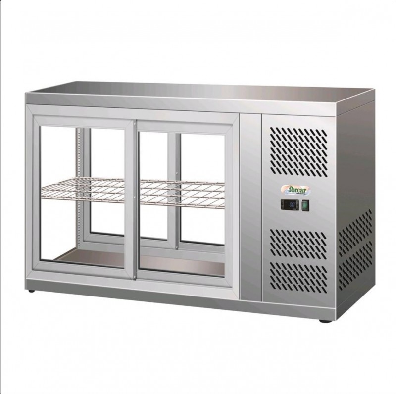 AFP / HAV91 refrigerated countertop display cabinet in stainless steel