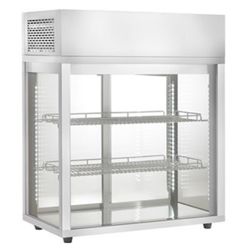 AFP / 180DR refrigerated countertop display cabinet in stainless steel