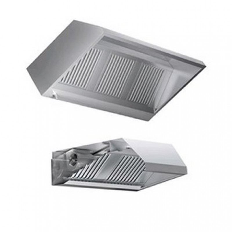 Wall mounted industrial hood 43PM110 with automatic suction