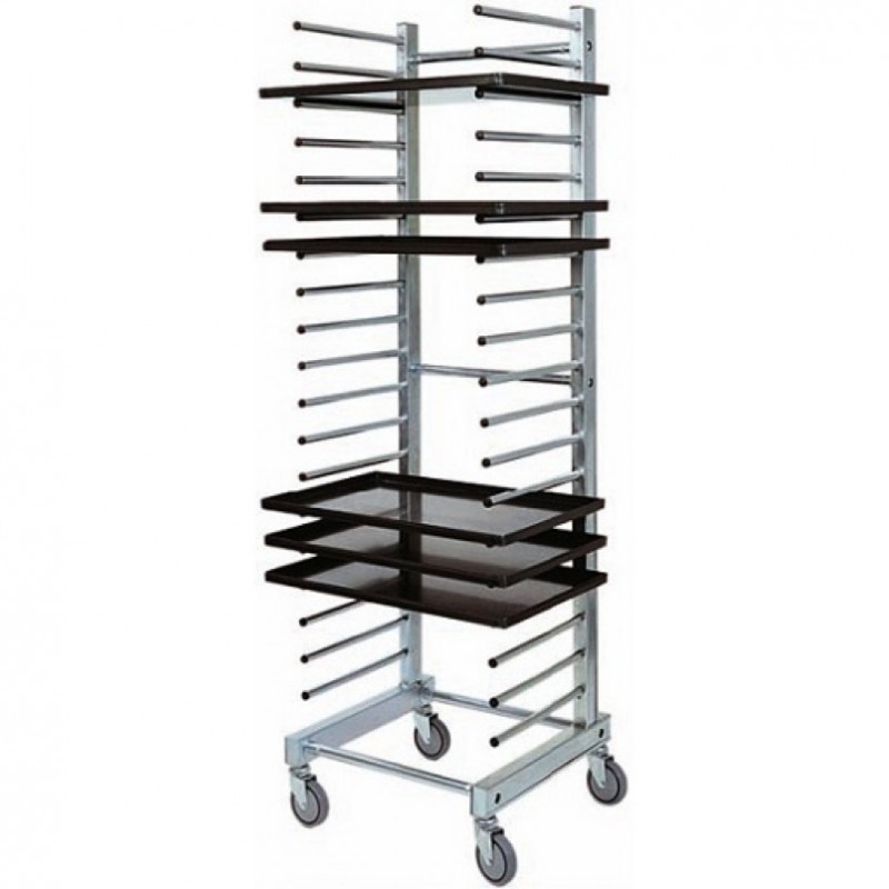 Stainless steel AFP / CAL480 pastry tray trolley