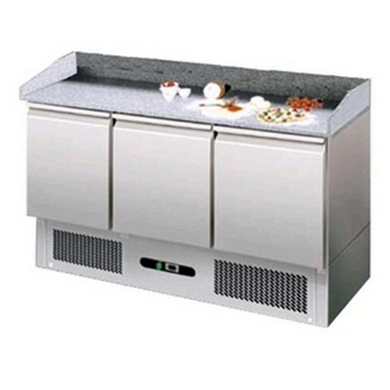 AFP / S903PZ pizzeria fridge counter in stainless steel without display case