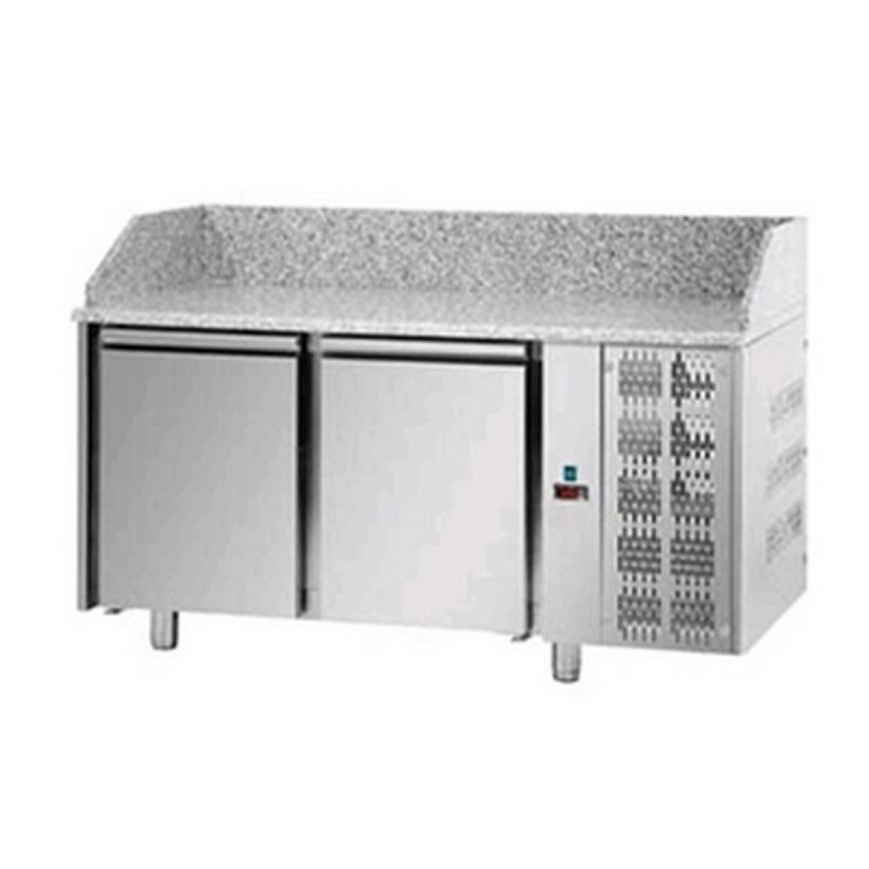 AFP / PZ02MID80 pizzeria fridge counter in stainless steel