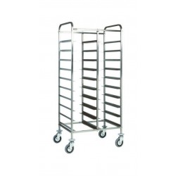 Tray trolley AFP / CAL460 in stainless steel