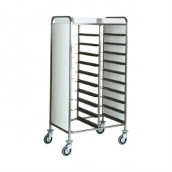 Tray trolley AFP / CAL146 in stainless steel