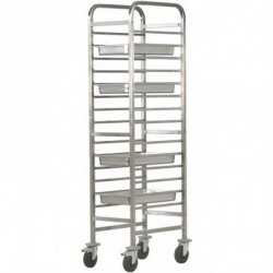 Stainless steel AFP / CAL489R tray trolley