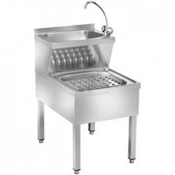 AISI AFP / LMMC stainless steel sink combined with rags