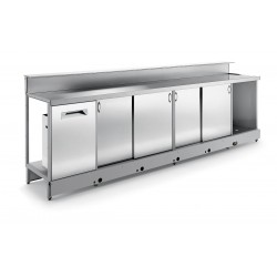 Neutral bar counter BBL3500AB with counter top setting
