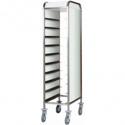 Tray trolley AFP / CAL145 in stainless steel