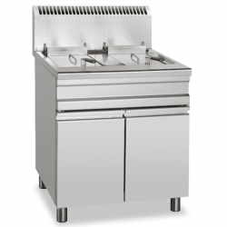 Commercial gas fryer AFP / S51-21FED mobile with door
