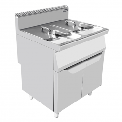 Commercial gas fryer AFP /HH8I7VC mobile with door