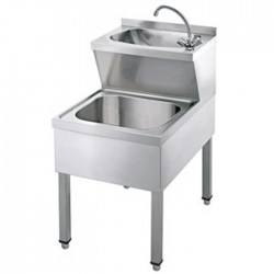 AISI AFP / LMMC stainless steel sink combined with rags