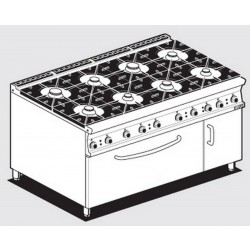 Commercial gas cooking range AFP / CF8-916GV