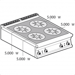 Professional electric cookers AFP / PCIT-98ET