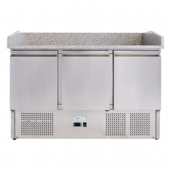 AFP / S903PZ pizzeria fridge counter in stainless steel without display case