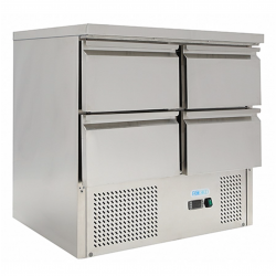 AFP / S9014D tn fridge table in stainless steel