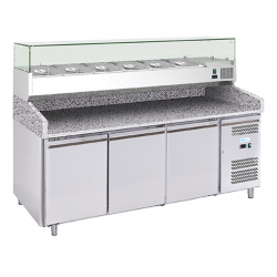 AFP / G-PZ3600TN38 FC fridge table in stainless steel