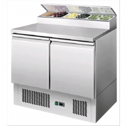 Stainless steel salad bar and refrigerated table AFP/RG2383LSE