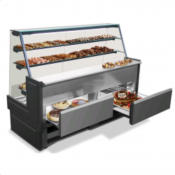 AFP / RVVD pastry display case with assisted service