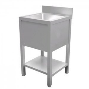 AISI AFP / BL5 stainless steel sink with open base