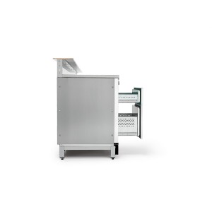 Bar counter refrigerated BBAR45CB8V with provision for counter top