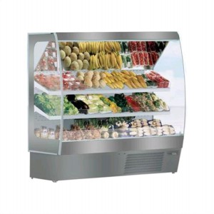 AFP refrigerated wall display / stainless steel fv cap for fruit and vegetables