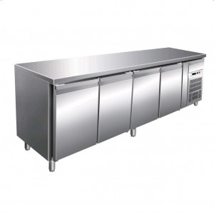 AFP / GN4100BT pizzeria fridge counter in stainless steel