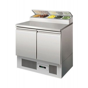 Food and beverage counter in stainless steel AFP / PS200