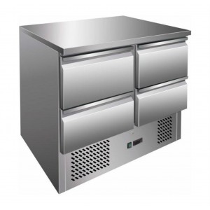 AFP / S9014D tn pizzeria fridge counter in stainless steel
