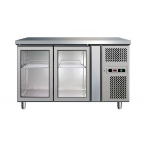 AFP / GN2100TNG pizzeria fridge counter in stainless steel