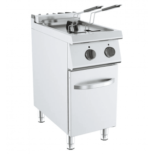 Commercial electric fryer AFP / L20GVZ mobile with door