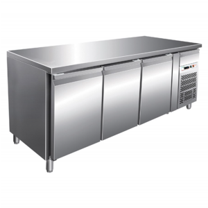 AFP / GN3100BT pizzeria fridge counter in stainless steel
