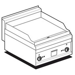AFP / FTR-6ET electric fry top with ribbed plate