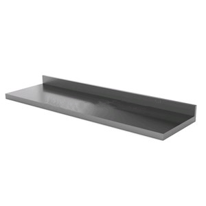 RP34 stainless steel shelf with upstand
