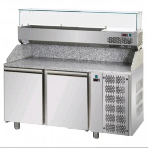 AFP / PZ02MID80 / VR4160VD pizzeria fridge counter in stainless steel