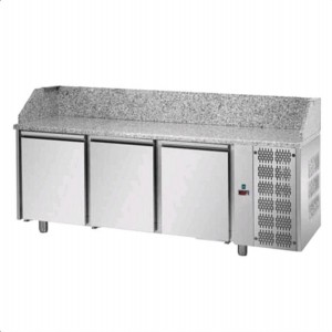 AFP / PZ03MID80 pizzeria fridge counter in stainless steel