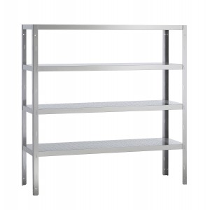 Stainless steel hook shelf