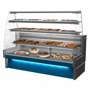 ALFA / RVVC pastry display case with assisted service