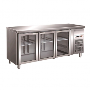 AFP / GN3100TNG pizzeria fridge counter in stainless steel