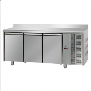 AFP / TF03MIDGNAL pizzeria fridge counter in stainless steel