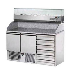 AFP / SL02C6VR4 pizzeria fridge counter in stainless steel